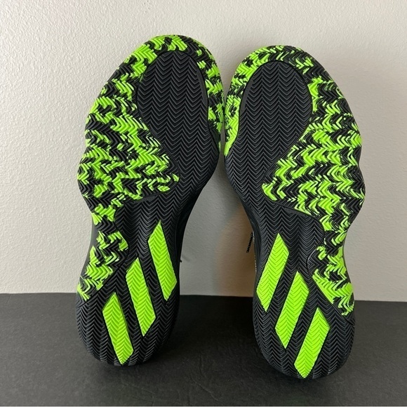 Adidas D.O.N. Issue 1 Marvel Stealth Spider-Man Black Green Basketball Shoes - Picture 7 of 8